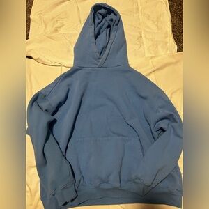 Cotton On Men's Light Blue Crewneck Hoodie
